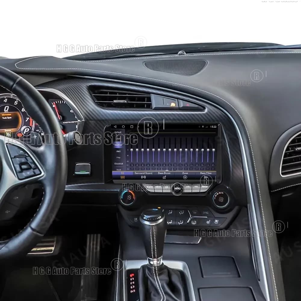 MZ 12.3" Android CarPlay Car Radio For Chevrolet Corvette C7 2013-2019 Touch Screen Multimedia Player GPS Navigation Head uni