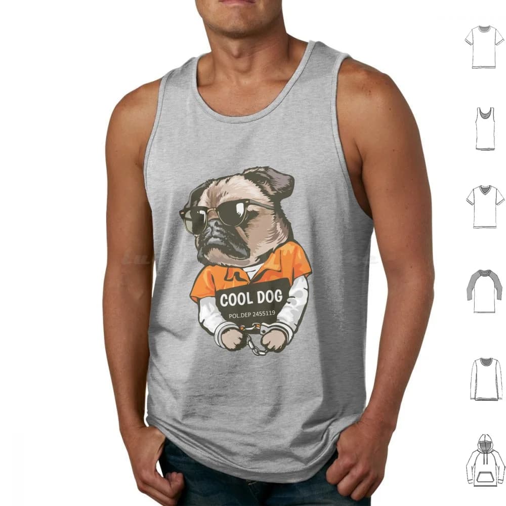 Cool Dog Canotte Print Cotton Swimwear Dogs Doggo Corgi Aragosta Corgi Dog Lover Puppy Meme Memes Reddit