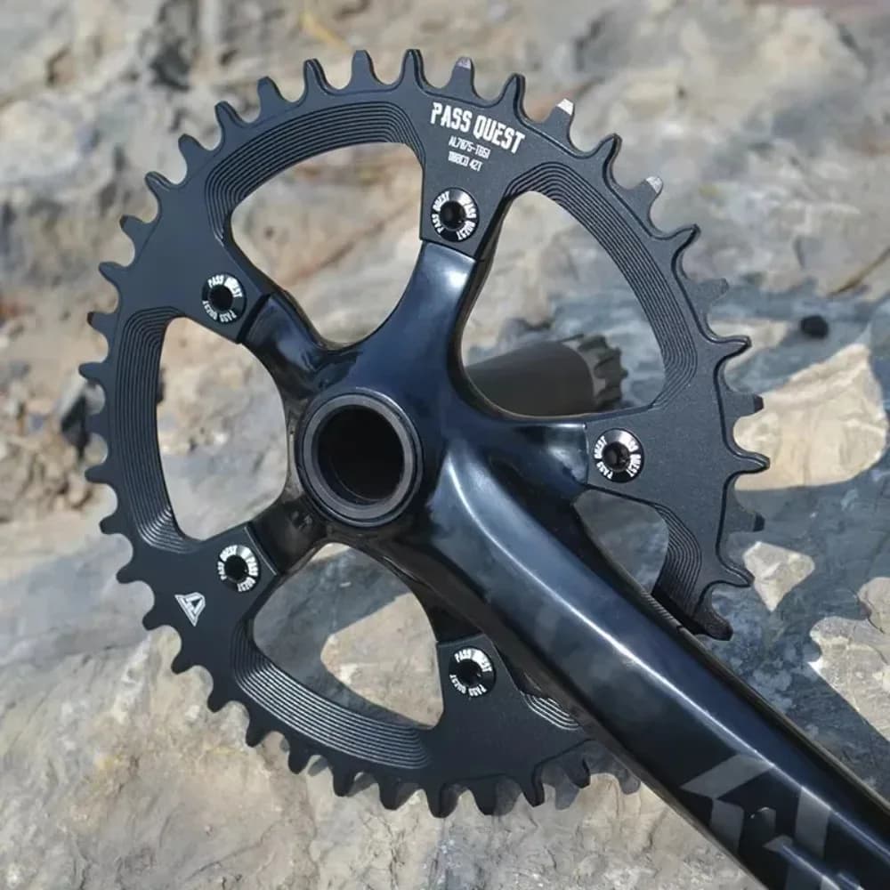 NYZXKJ 110bcd 5 Denti Corona Singola per Bici da Strada 3550 APEX, Corona a Denti Positivi e Negativi per Bicicletta Pieghevole