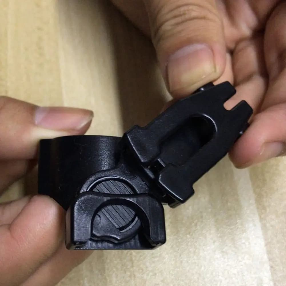 Dual Section Clip Quick Release Snorkel For Secure Underwater Swimming Detachable Ring One-hand Separation