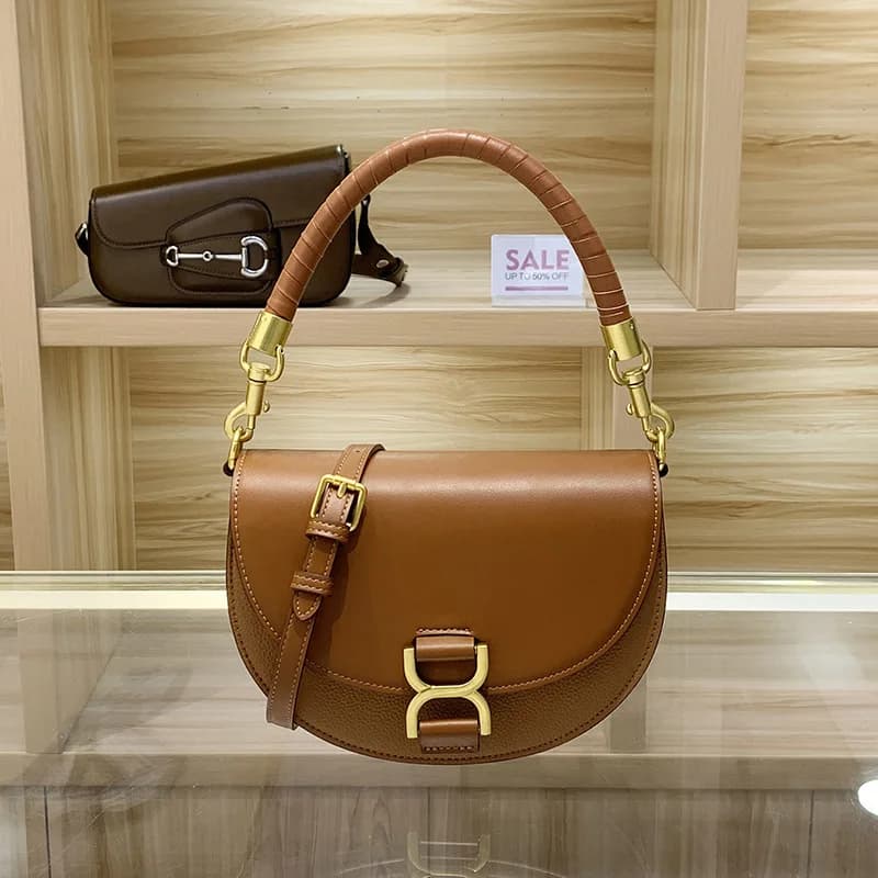 Borsa Fasciatoio Classica in Pelle di Design per Donne, Lussuosa Borsa a Tracolla Elegante e Capiente, Stilosa e Spaziosa