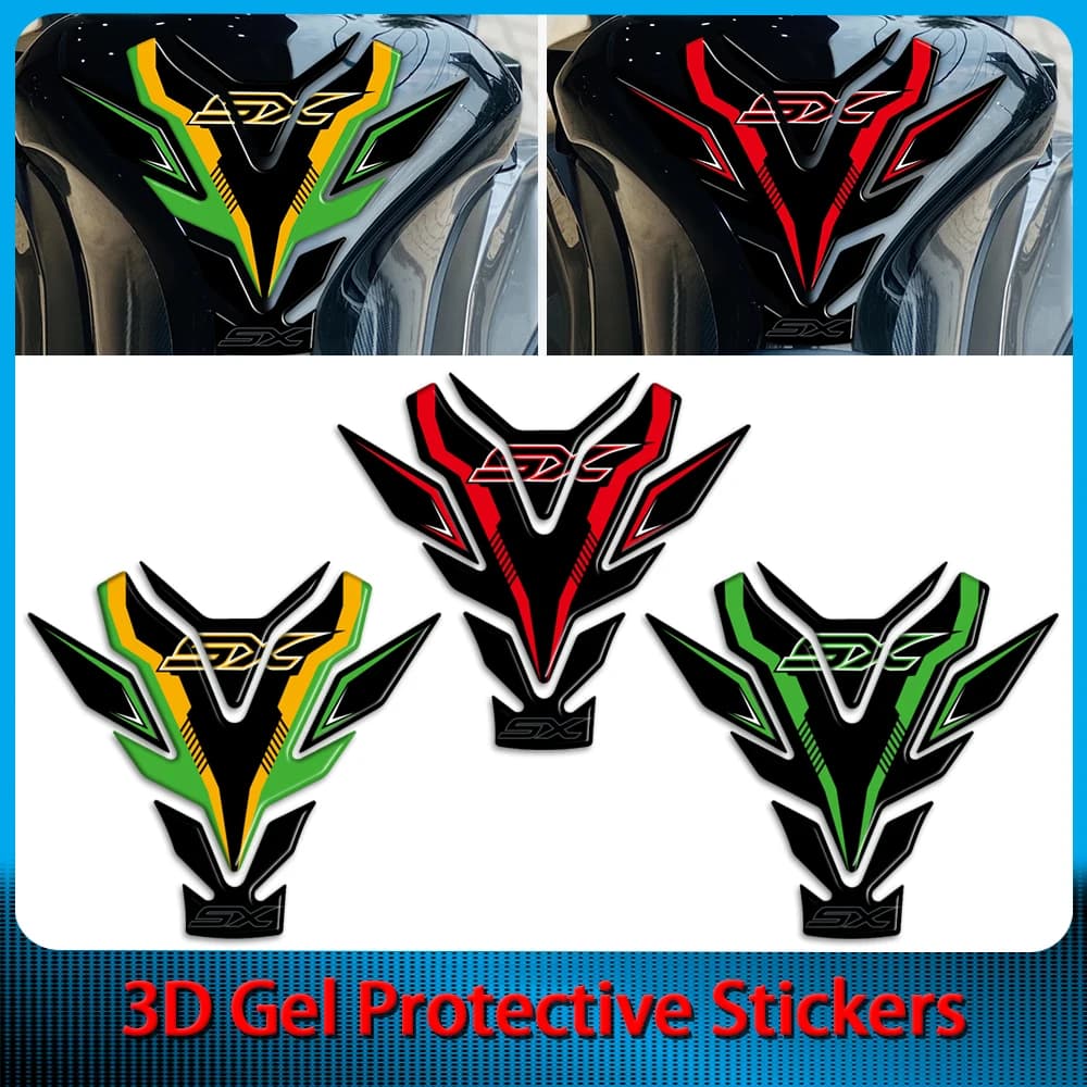 For Kawasaki Z1100SX Z1000 SX 2019-2025 2024 ninja 1100 3D Gel Fuel Tank Sticker Fuel Tank Pad Motorcycle Paint Protection Decal