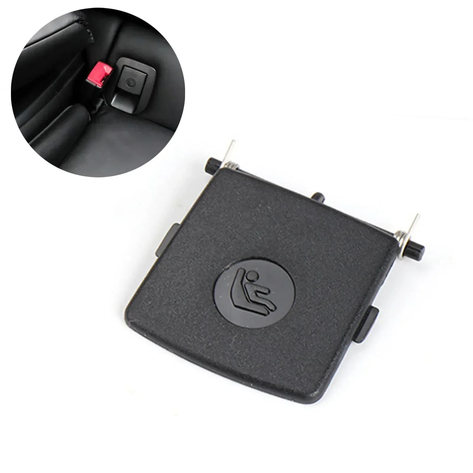 Car Rear Child Seats Anchor Latch Cover Plastic F-OR BM-W 3 E92 2005-2010 3' E92 LCI 2008-2013 #52206970744