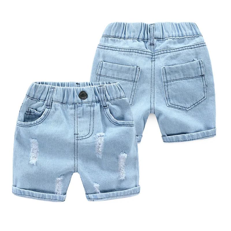 4-9 anni pantaloncini per bambini bambino bambini pantalone corto estate cotone Denim ragazzi pantaloncini da spiaggia per il tempo libero Capris abbigliamento per bambini KF553