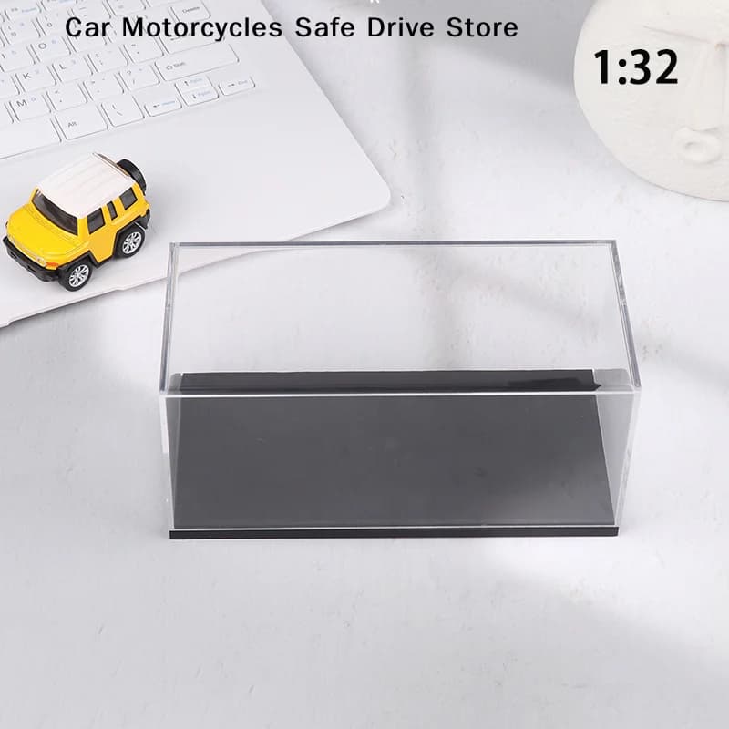 【CM】Scatola di Stoccaggio per Modellini Auto 1:32, Espositore Trasparente in Acrilico Antipolvere, Contenitore per Collezione e Regali