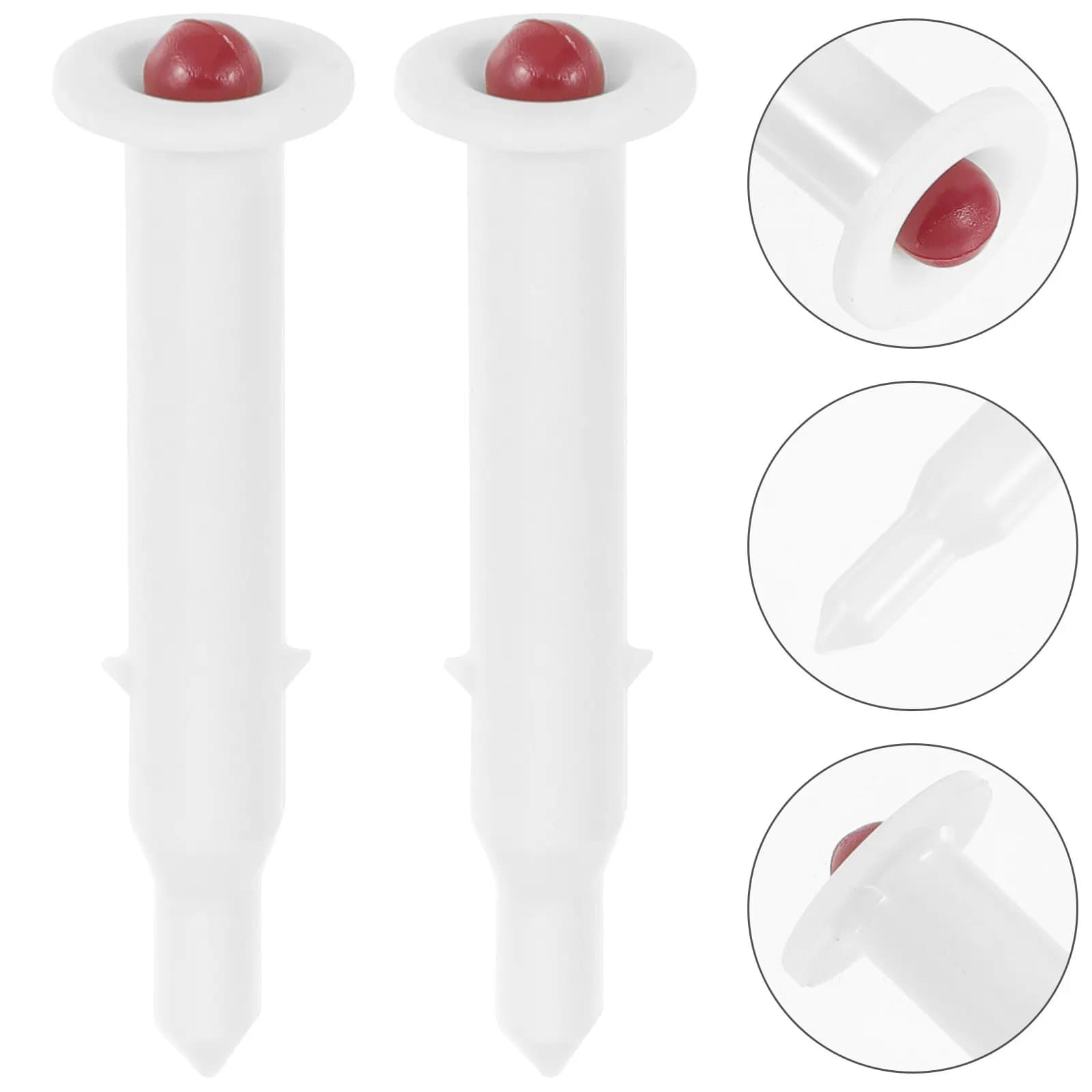 2Pcs Fire-Resistant Turkey Thermometer Bbq Temperature Gauge Kitchen Oven Thermometer for Barbecue Smoker Baking Cooking