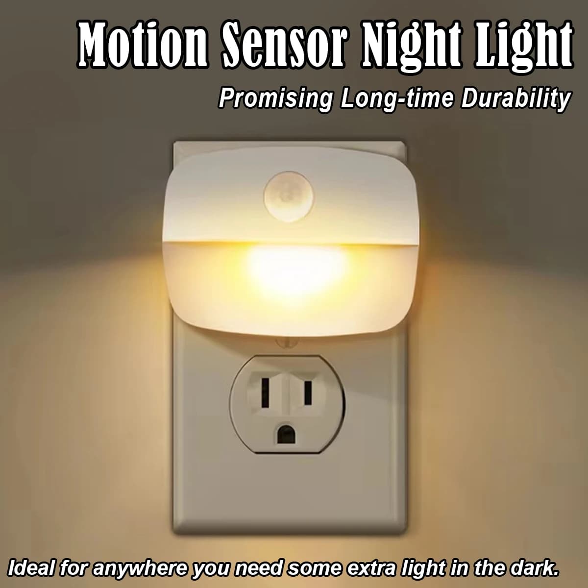 Lampada da notte a LED portatile pop Lampada con sensore di movimento Mini illuminazione Luce notturna automatica per il sonno Luce notturna notturna con spina europea per camera da letto Lig