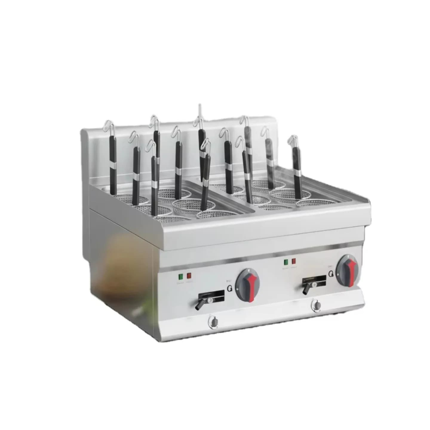 Cuocipasta Elettrico Commerciale da Banco con 12 Cestelli, Attrezzatura da Cucina Professionale
