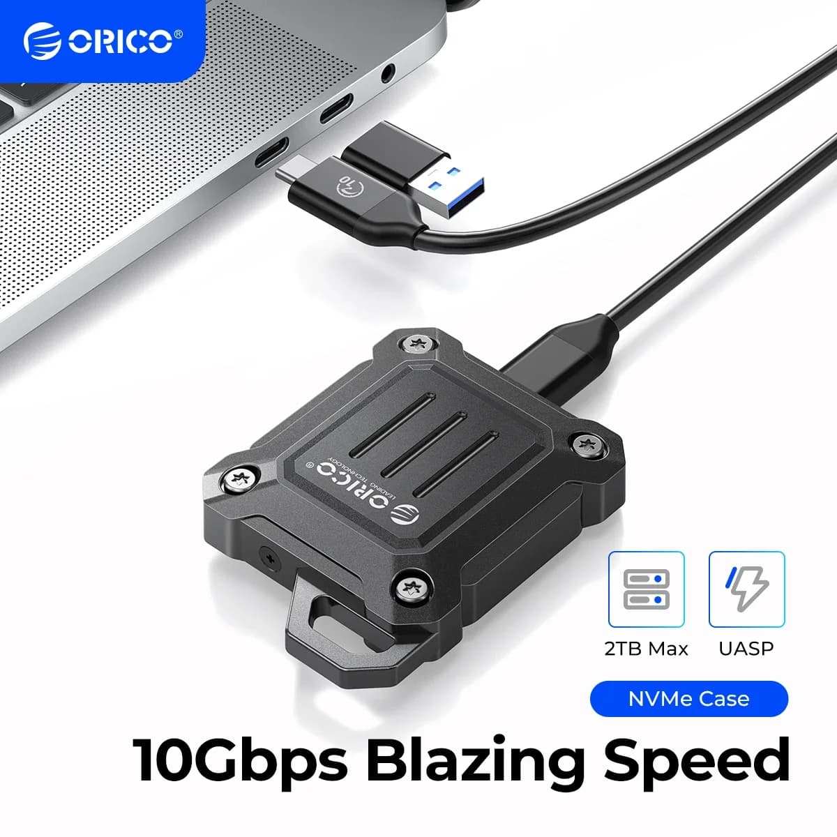 ORICO M.2 SSD 2230 NVMe 10gbps SSD Enclosure USB 3.2 Gen 2 nvme pci-e M-Key custodia per unità SSD esterna per WD SN750