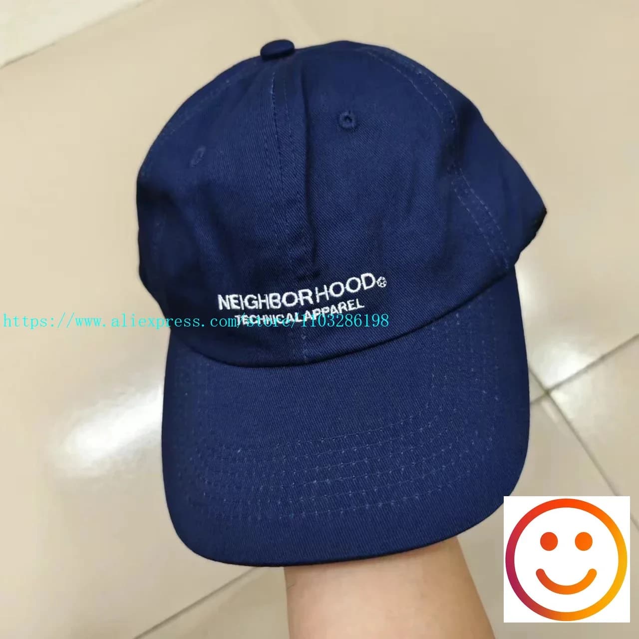 NBHD Embroidery Label Baseball Cap Men Women Four Season Sunscreen Hat Adjustable