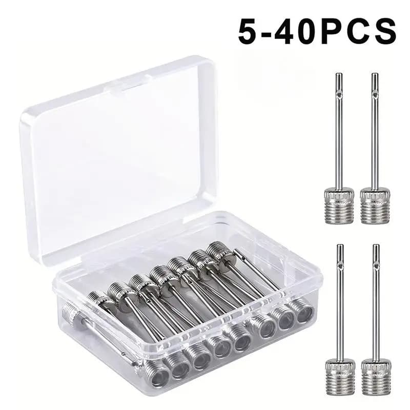 Bend Proof Air Pump Needle 5-40PCS Durable Ball Inflation Needles for Basketball Soccer Volleyball Backyard Sports Games