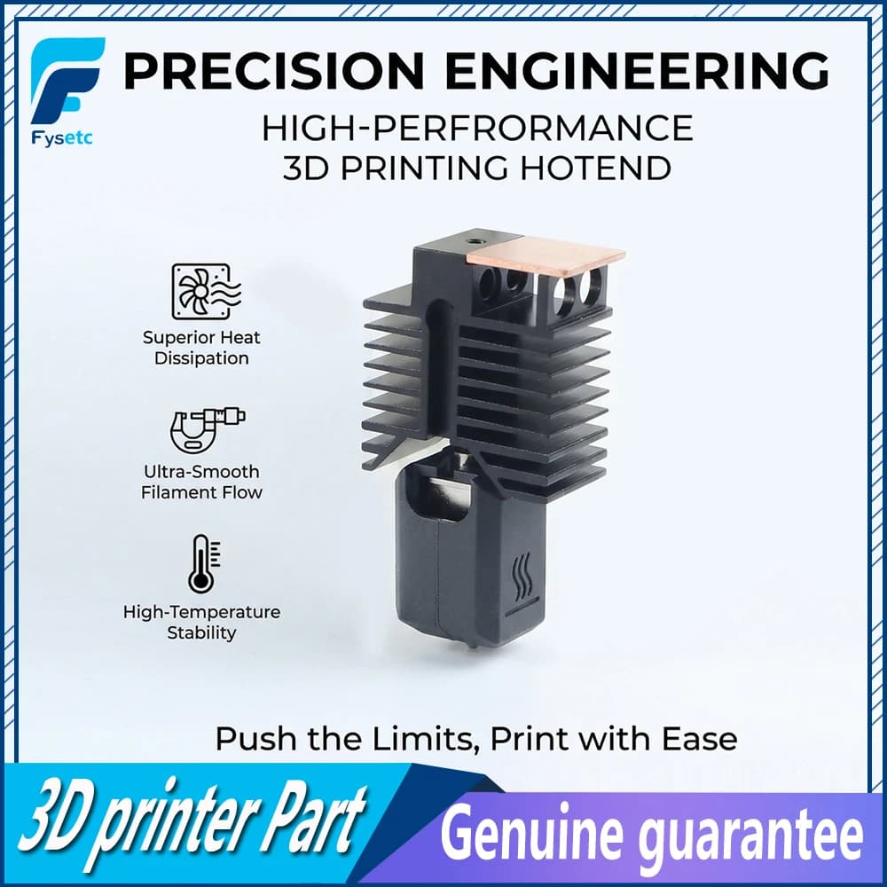 Kit Hotend per Snapmaker U1 con ugello in acciaio temprato 0.2/0.4/0.6mm, Hotend integrato per stampante 3D Snapmaker U1