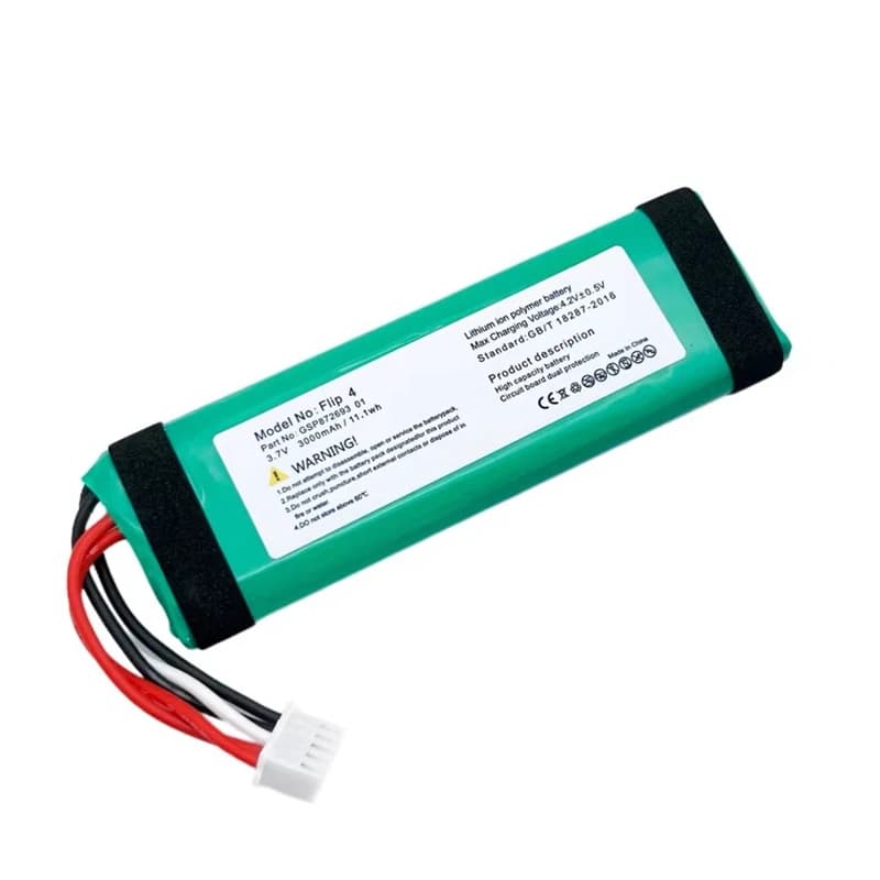 Batteria al Litio GSP872693 3000mAh 3.7V per Altoparlante Bluetooth Flip4