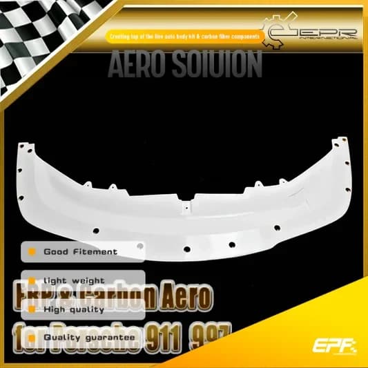 Auto-styling For Porsche 911 997 Pior Design Diffuser Glass Fiber FRP Lower Part In Glass Fiber Splitter Racing Auto Body Kit Trim
