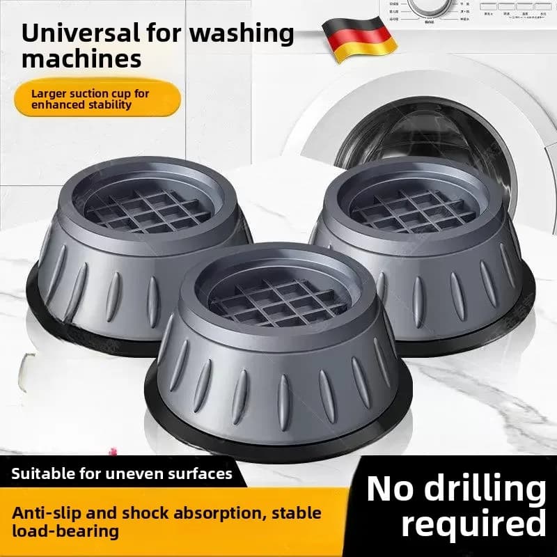 Universal Washer Stand Base Pad Anti-Slip Shock Absorption Automatic Drum Washer Feet Riser Bracket Plastic Material