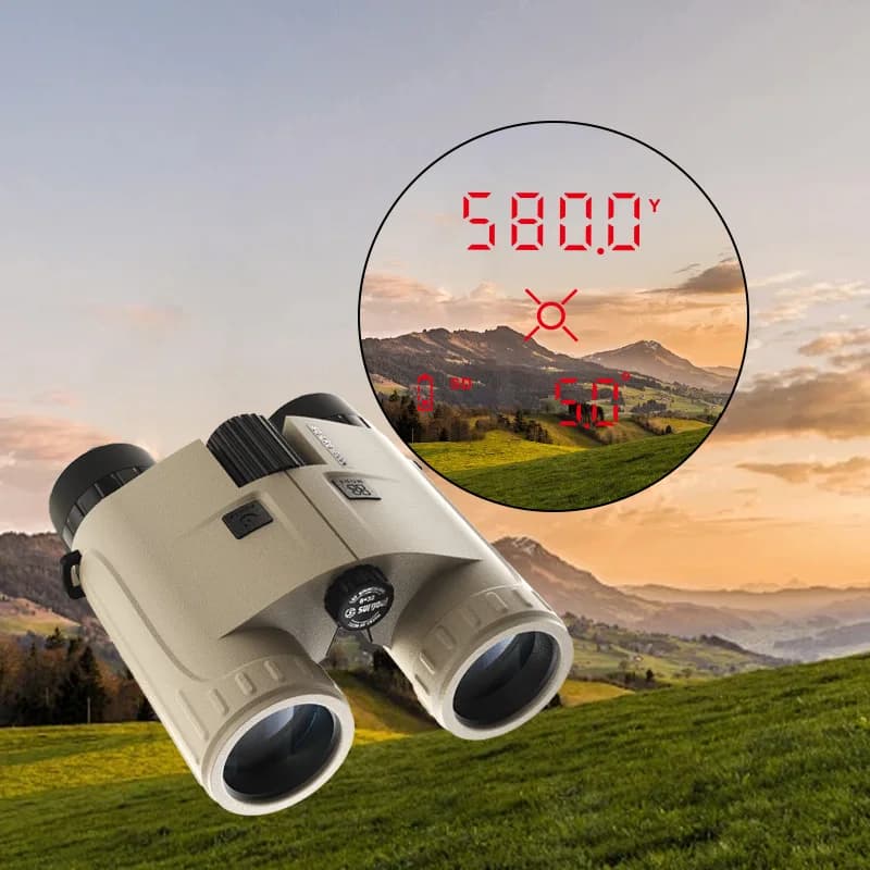 8x magnification 3000yard Red Oled Display Golf hunting Distance Meter Outdoor Laser Rangefinder Binoculars 8X32