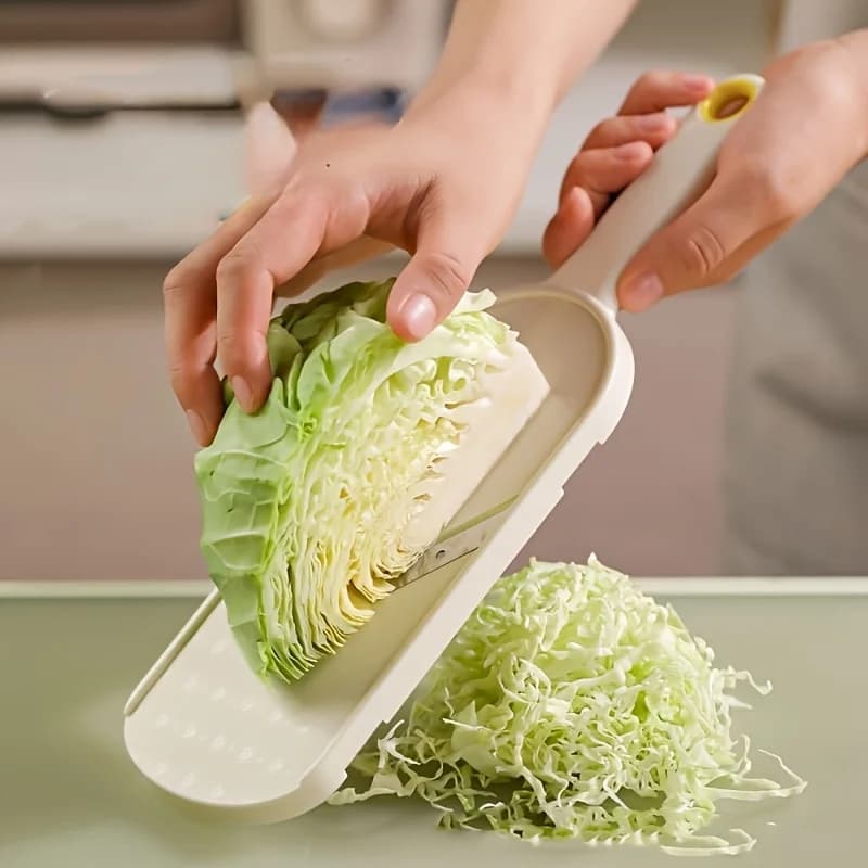 Grattugia per cavolo, cipolle, cetrioli, patate, raschiatura del cavolo per il taglio di insalata, utensile da cucina per affettare e triturare ultrafini