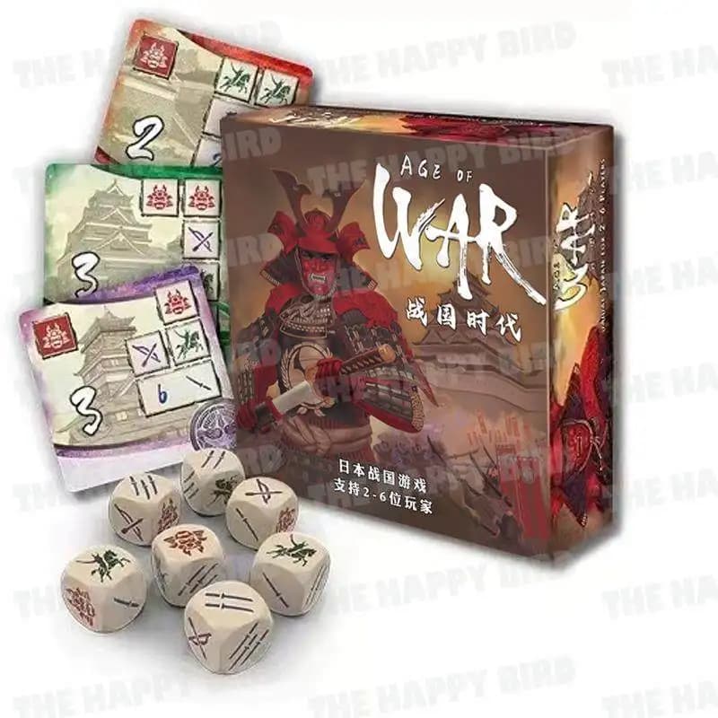 Gioco da Tavolo Age of War/Yokai/Tofu Kingdom per 2-6 Giocatori, Gioco da Tavolo Divertente per Famiglie/Feste, Intrattenimento per Amici, Gioco di Strategia Giapponese