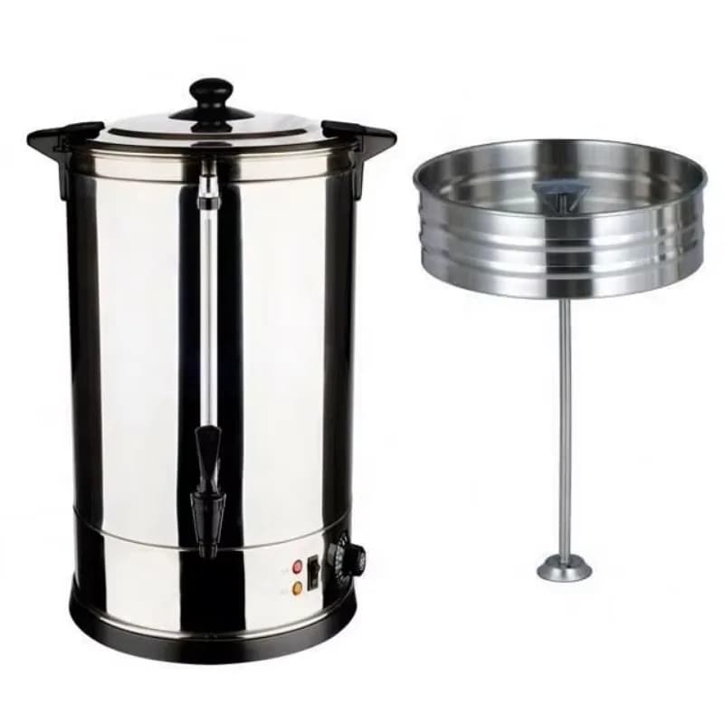 Electric Turkish Coffee Maker and Tea Brewing Filter for Hotels, Programmable, Stainless Steel Housing