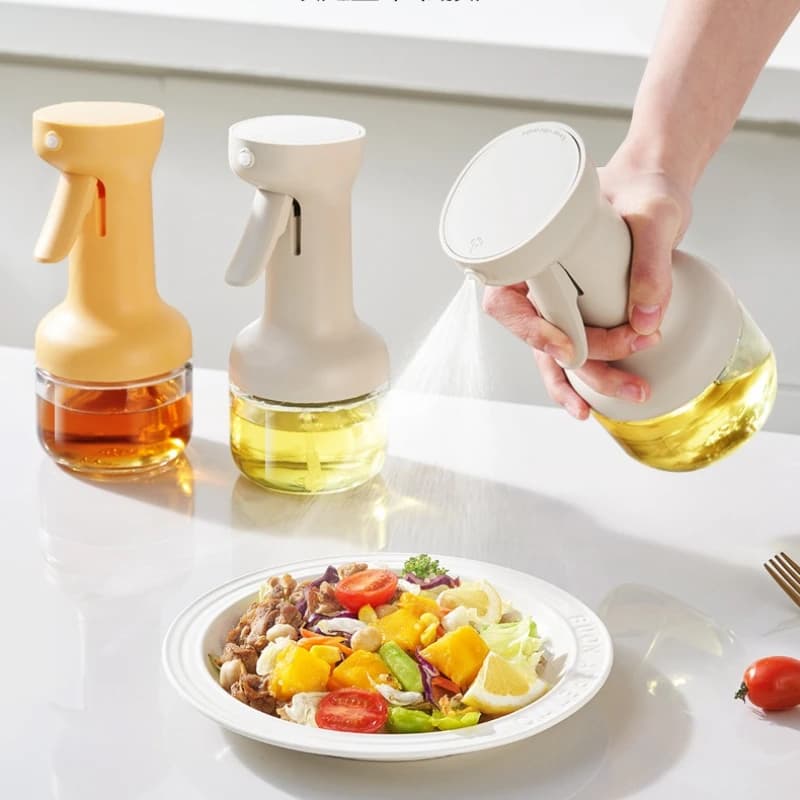 Air fryer atomization oil spray bottle with spray jar High Pressure continuous spray bottle