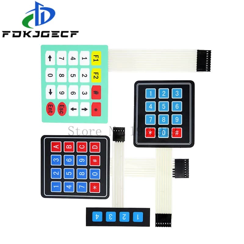 1*4 3*4 4*4 4*5 Matrix Array/Tastiera a matrice 16 tasti Tastiera con interruttore a membrana per arduino 1x4 3x4 4x4 4x5