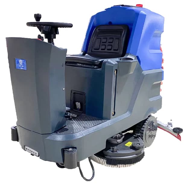 CleanHorse XP860G Rider Floor Scrubber Gym Macchina per la pulizia dei pavimenti del magazzino alimentata a batteria