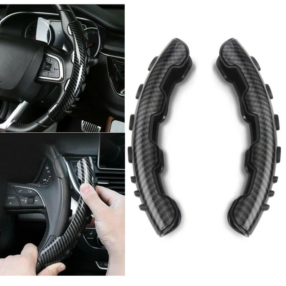 2 pcs steering wheel for car carbon fiber universal cover for cars anti-slip accessories