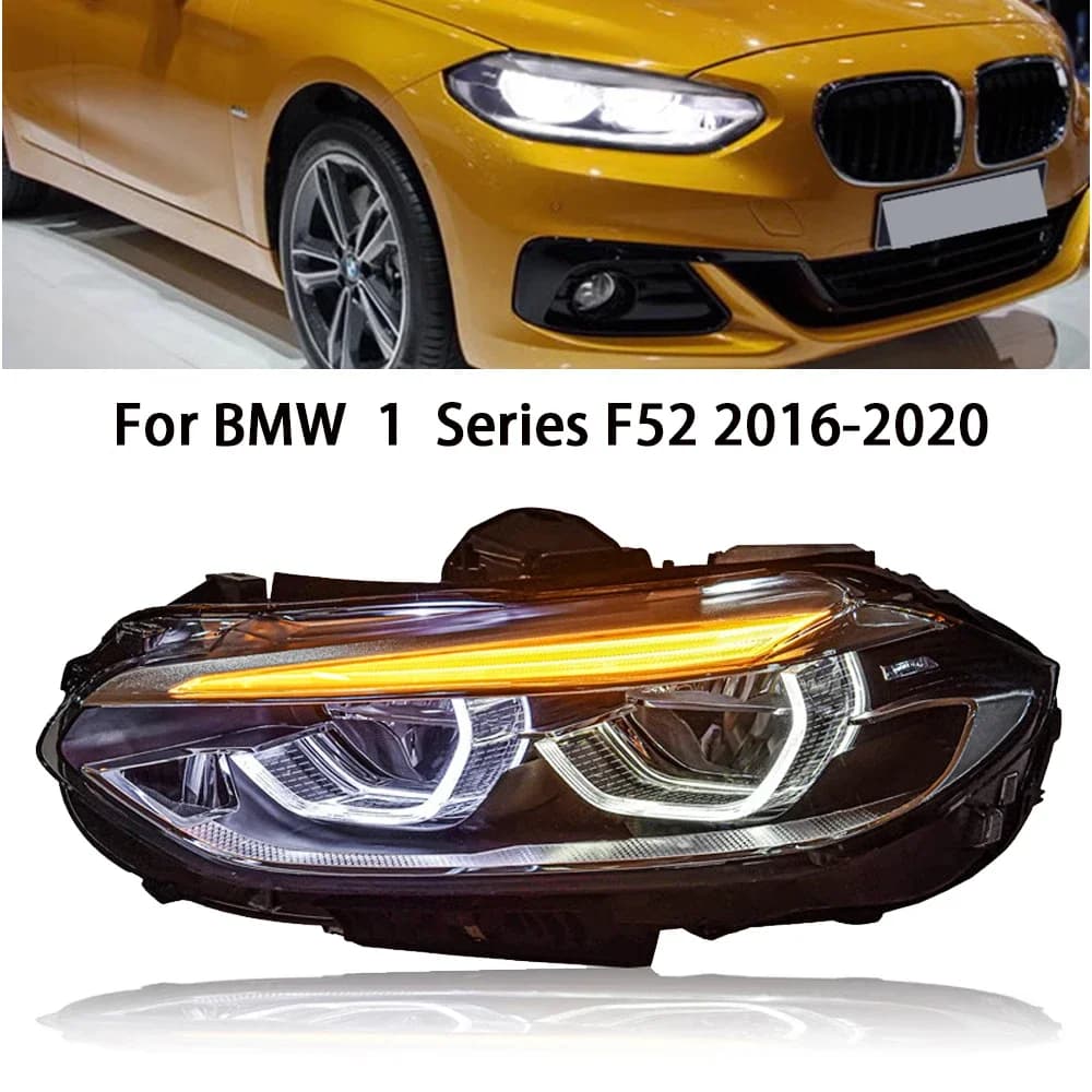 2 PCS Lampade Per Auto Per BMW Serie 1 F52 2016-2020 Lampade Per Auto A LED Luci Diurne Dinamiche Indicatori di direzione Accessori Auto