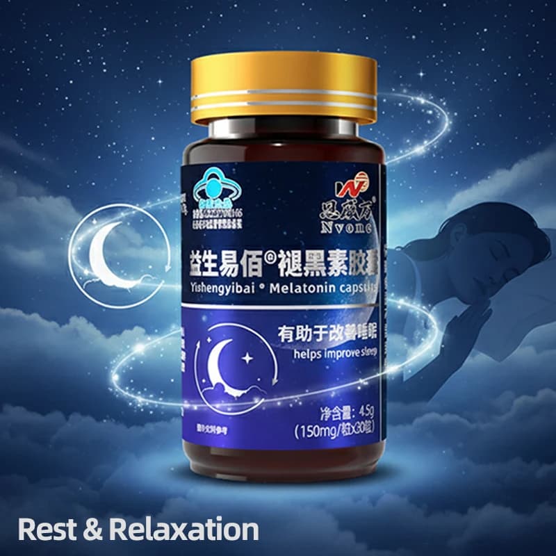 Melatonina, Integratore per il Sonno, Supporto per il Sonno, Vitamina B6, Integratore Alimentare, Sonno Naturale, Supplemento per il Sonno, Vitamine per Adulti, Salute