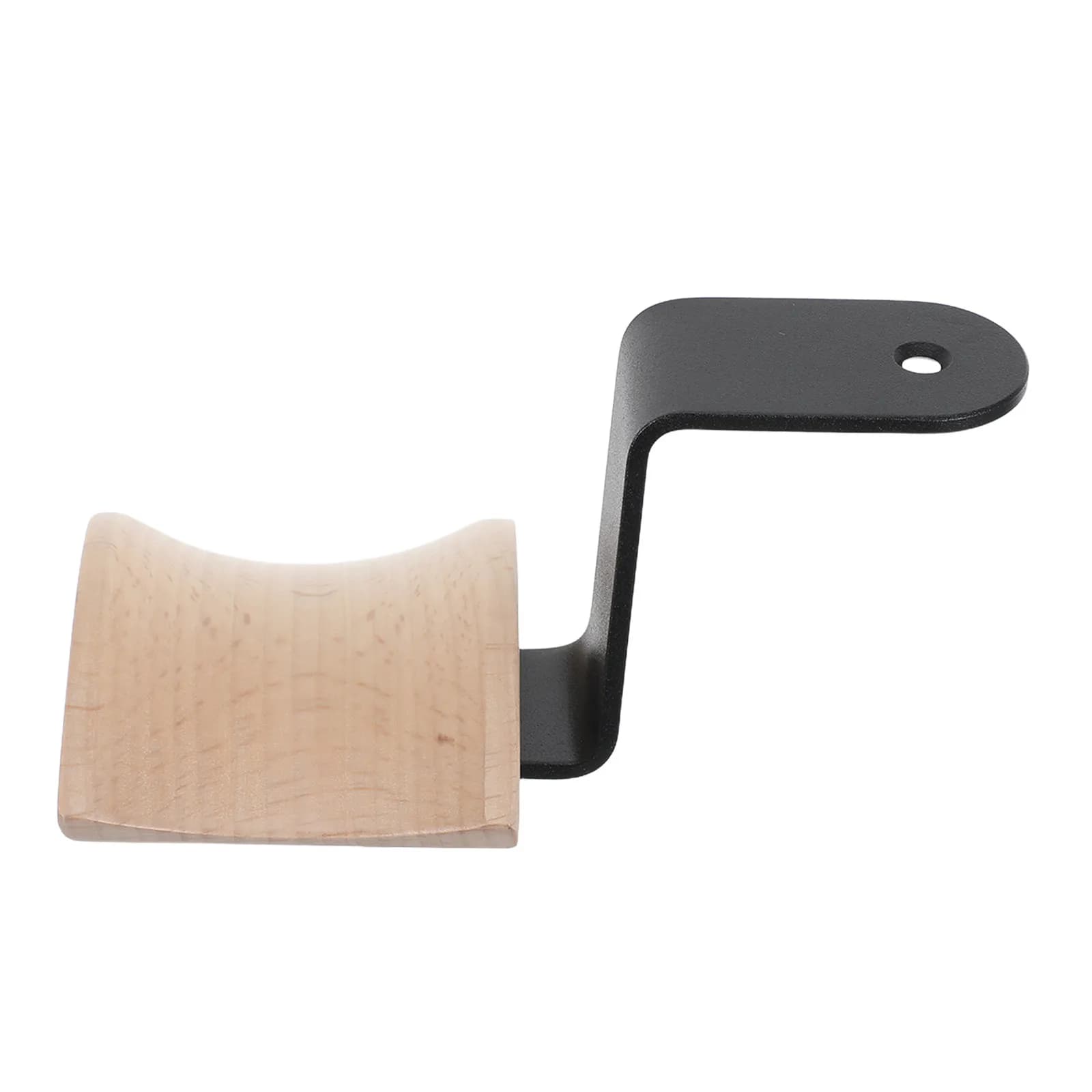 Headphone Wall Mount Holder 2.3 Wide Walnut Wood Headset Hook Stand Organizer Gaming Office Home Earphone Holder Wall Rack