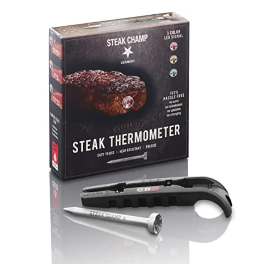Thermometer for 3C Black Steaks with 3 Color LED - Version 2021