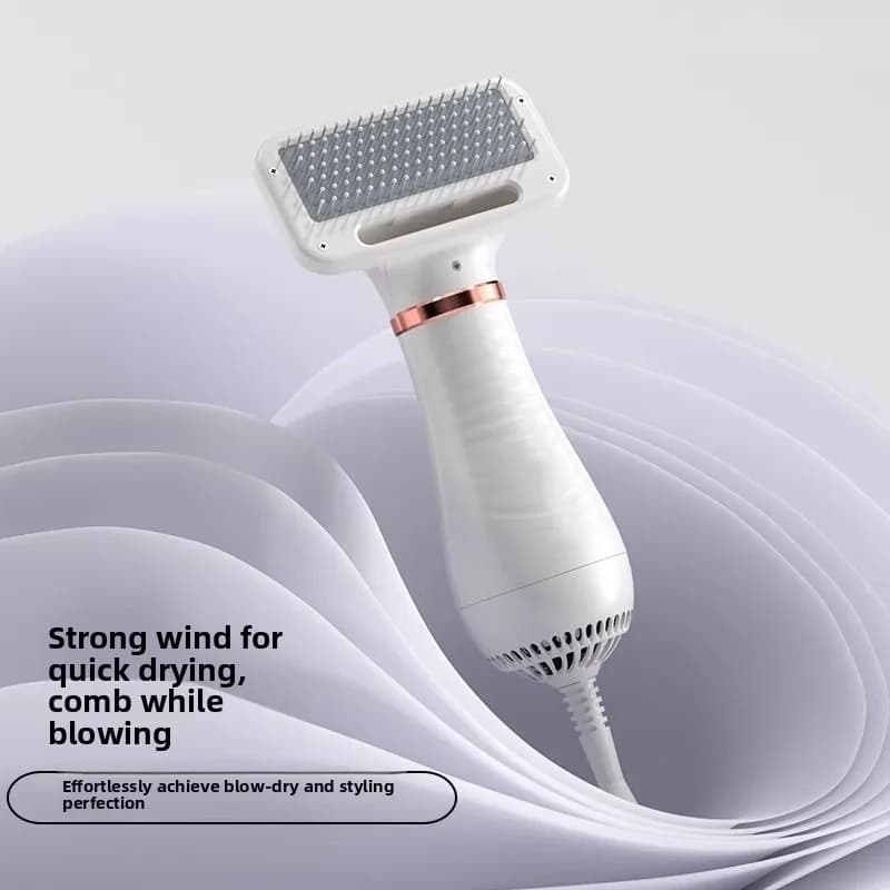 Pet Hair Dryer 2-in-1 Cat and Dog Hair Dryer Electric Cleaning and Beauty Pet Comb Hot Air Comb
