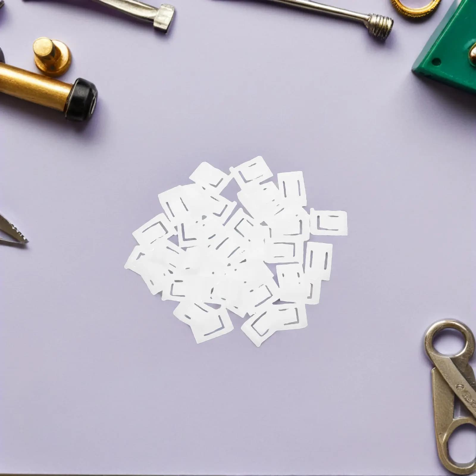 50 Pezzi Clip Limitatore per Cerniere Armadio, Angolo 90 Gradi, per Mobili Angolari Cucina Bagno, Fermaporta in Plastica Resistente