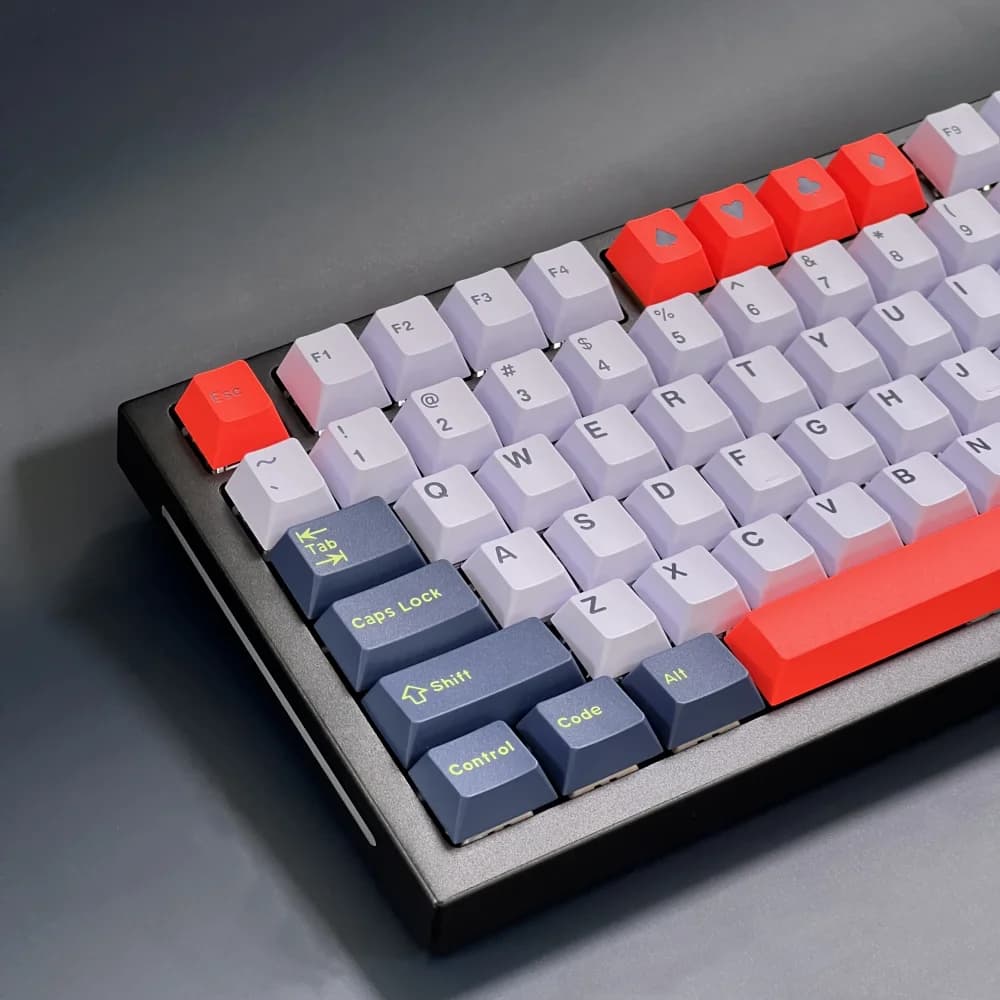 Grand Prix Keyboard Covers with Cherry Profile 173 Keys Double snap ABS Covers for Switches Gateron Cherry MX Mechanical Keyboard