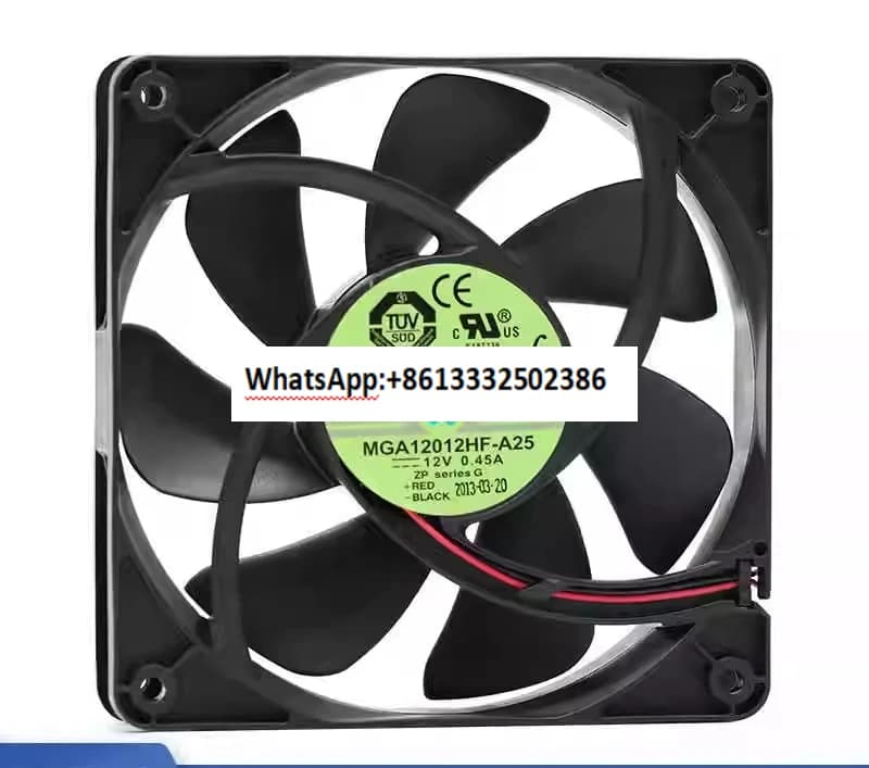 Ventola di scarico di raffreddamento dell'alimentatore del telaio sottile MGA12012HF-A25 12CM 12V 0,45A
