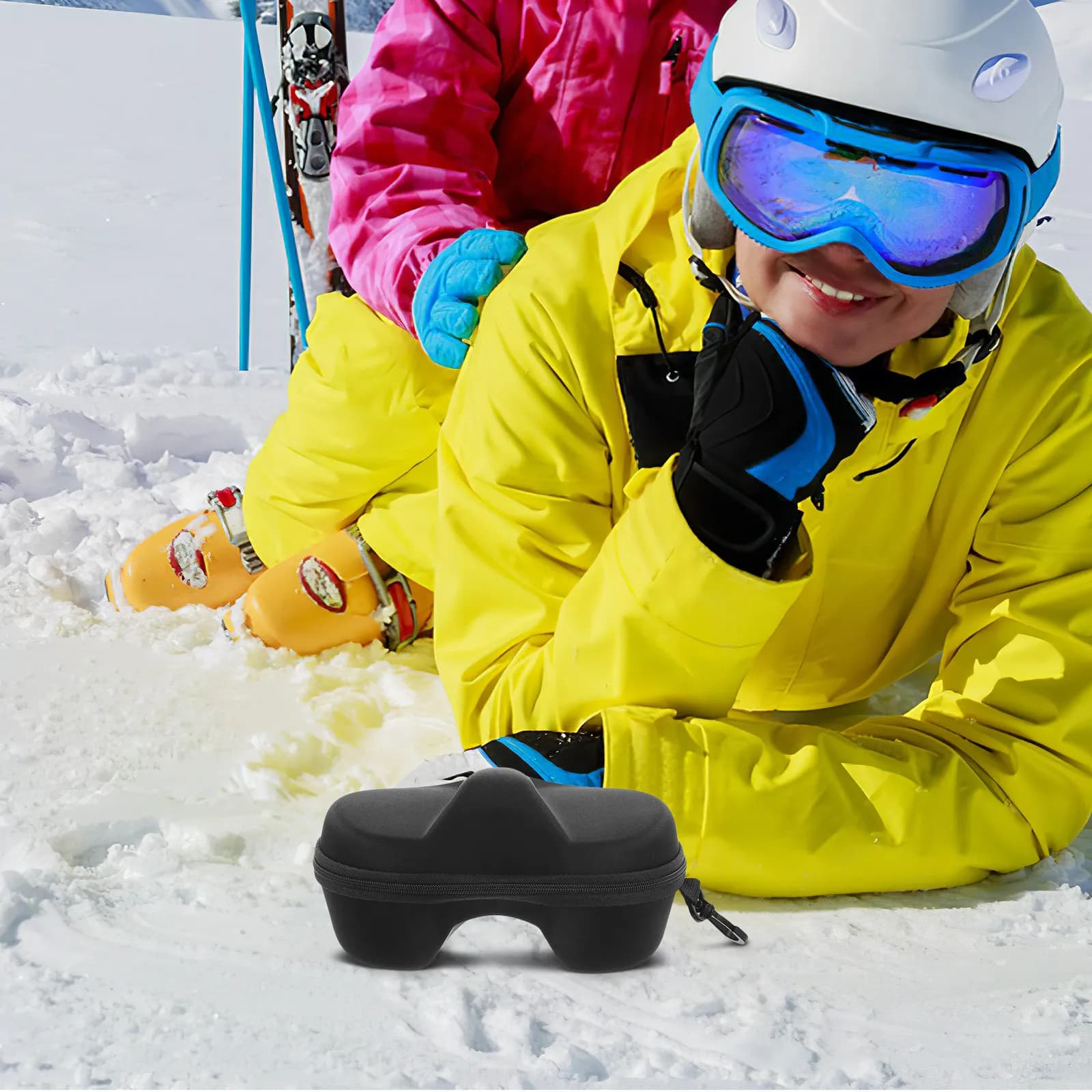 Ski Goggles Case Durable Protective Storage Holder Travel Organizer for Sunglasses Snowboard Swim Glasses Goggles Containers