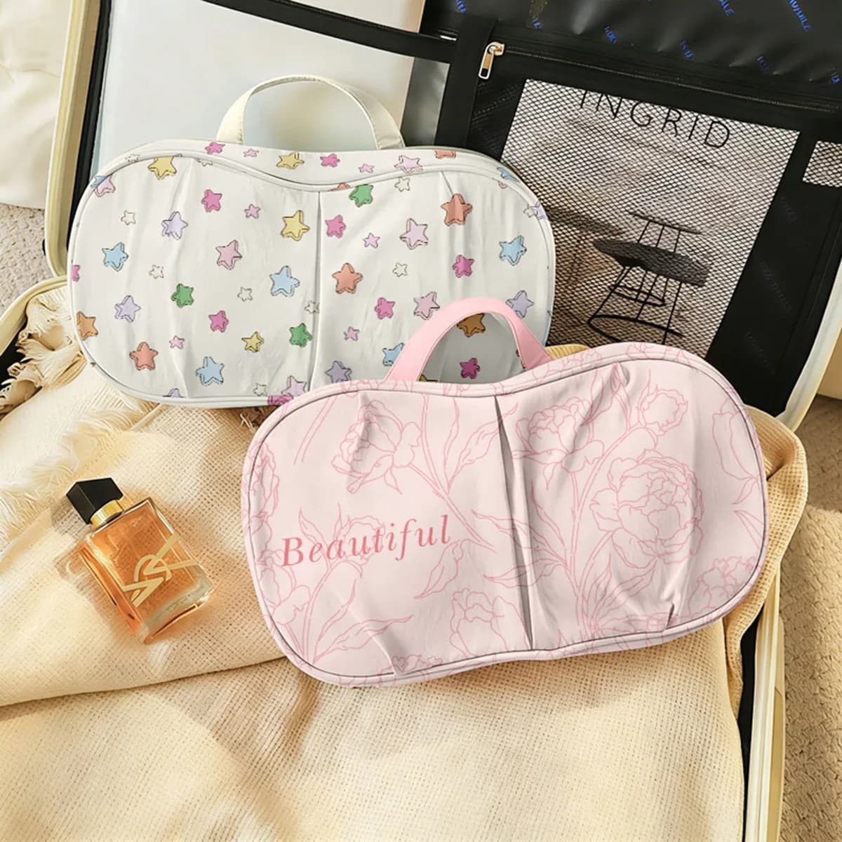 New Underwear Storage Bag Travel Close-fitting Clothing Storage Bag Bra Underwear Socks Finishing Bag Portable and Ultra-light