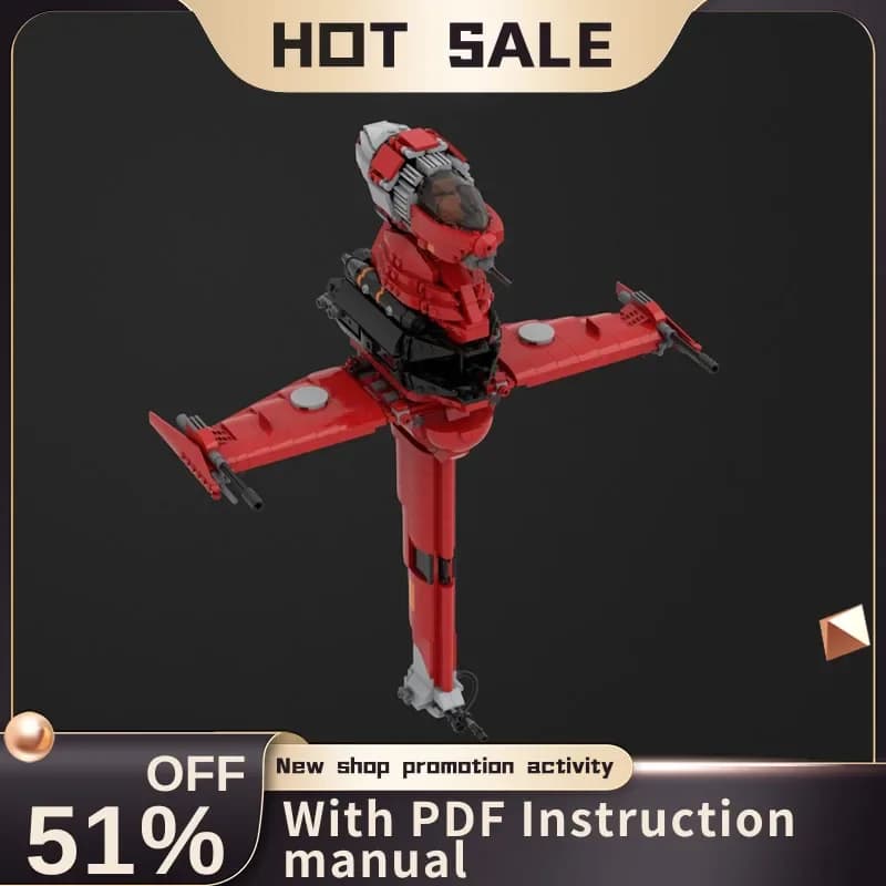 Nuovo 1427 Pz Famoso Star Battle Movie Moc Lama Ala B-Wing Modello di Caccia Fai Da Te Idee Creative Giocattolo Del Capretto Regalo Di Compleanno Puzzle Personalizzato