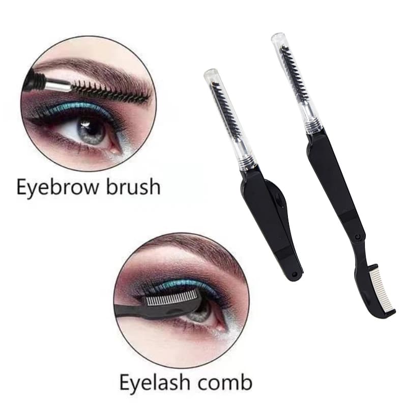 ilStainless steel double head eyelashes and eyebrows, double use, mascara brush, makeup tools il