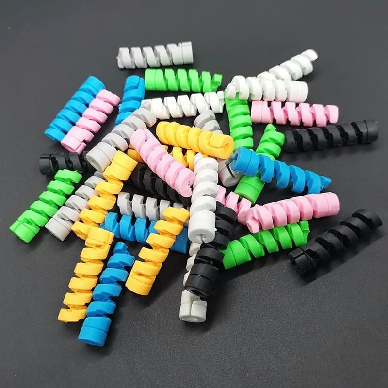 10/20pcs Wire Cable Winder Clip Charger Cable Protector For Phones Cable USB Cable management cable organizer For Mouse Earphone