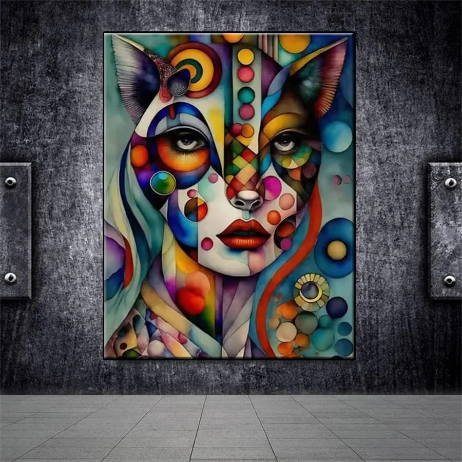 Diamond Painting Kit New Modern Art Abstract Women's Art Diamond Cross Stitch Embroidery Mosaic Painting Adult Home Decor