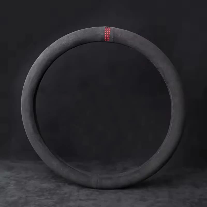 Coprivolante in pelle scamosciata da 38 cm resistente all'usura per GEELY Emgrand Coolray E5 Lynk & Co ZEEKR X3 / X6 Haoyue ICON