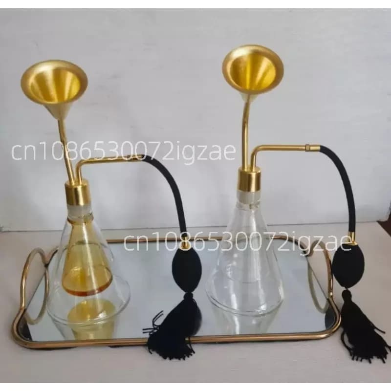 Glass Creative Scent Bottle Brass Scent Instrument White Wine Essential Oil Perfume Scent Coffee Beans