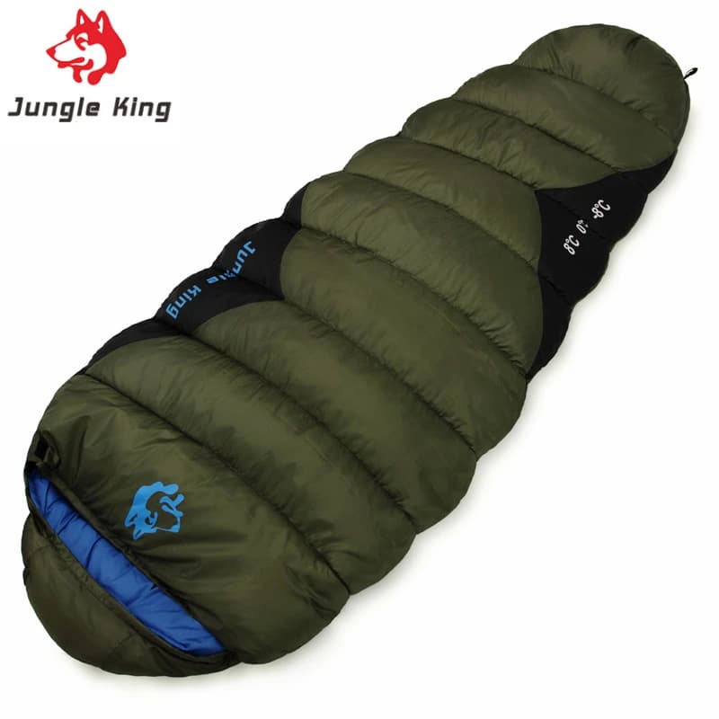 JUNGLE KING CY0903 1.5KG 2.5KG Hiking Camping Sleeping Bag Outdoor Journey Trekking Travelling Hollow Fiber 1.5kg Adults Mummy