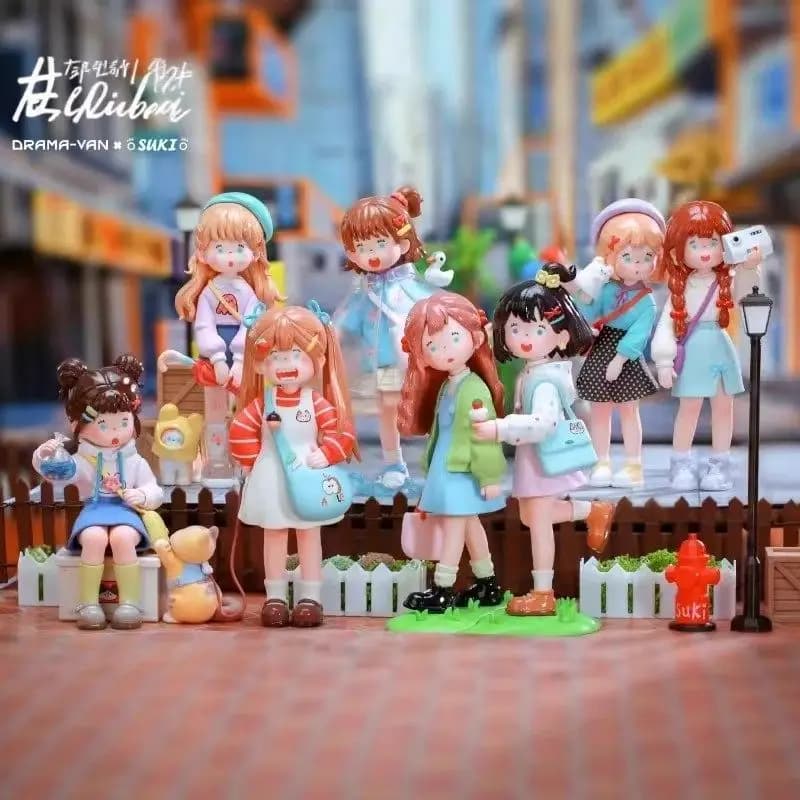 Drama-Van Suki Myfriends Series Scatola cieca carina Giocattoli Figura Sorpresa Scatola misteriosa Bambole Regalo per ragazze Giocattoli Kawaii