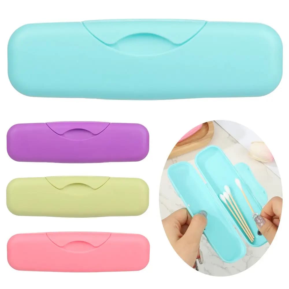 Large Capacity Tampons Storage Boxes Cotton Sliver Organizer Tampon Container Soap Boxes Travel Supplies Portable Plastic Gift