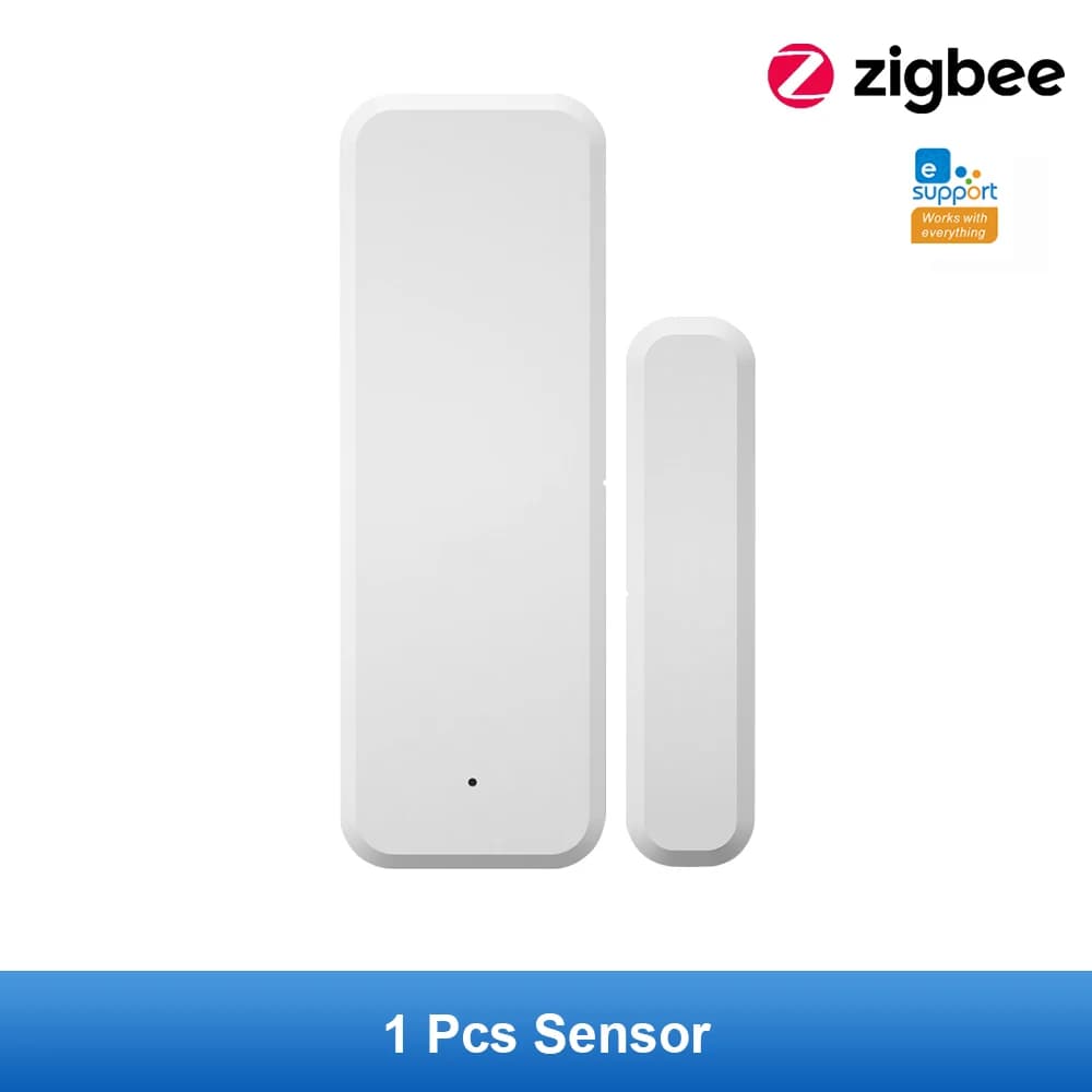 Sensore porta Zigbee con rilevatore sensore magnetico per finestra APP eWelink Sensore porta casa wireless Hai bisogno di hub gateway Tuya Zigbee