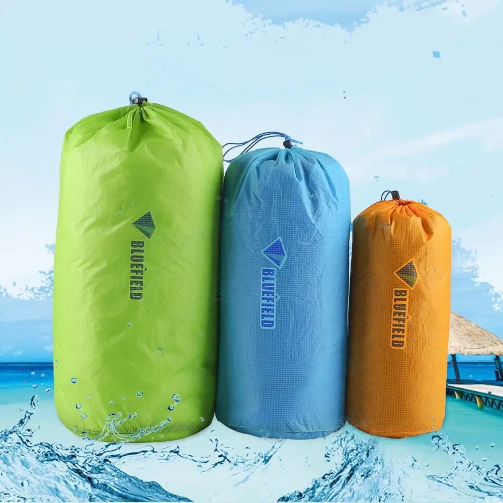 Outdoor bag lanyard bag comfortable case waterproof travel bag with Nylon coulisse for camping camping tent hikingsmo