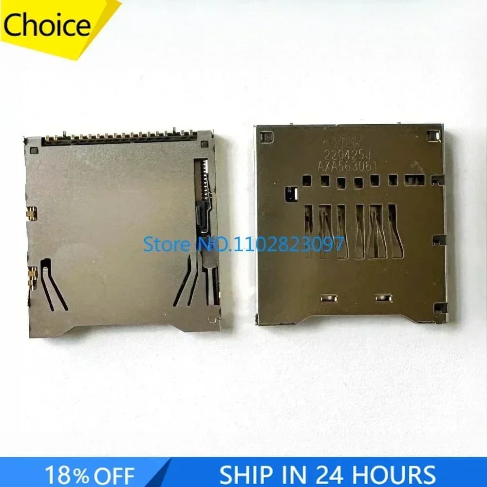 Slot per Lettore di Schede di Memoria SD Originale per Fotocamere Sony ILCE-7RM3 7M3 A7M3 A7RM3 A7M3 A7R3 A7RM3 ILCE9 A7C A7RM4 A7M4, Parti di Ricambio