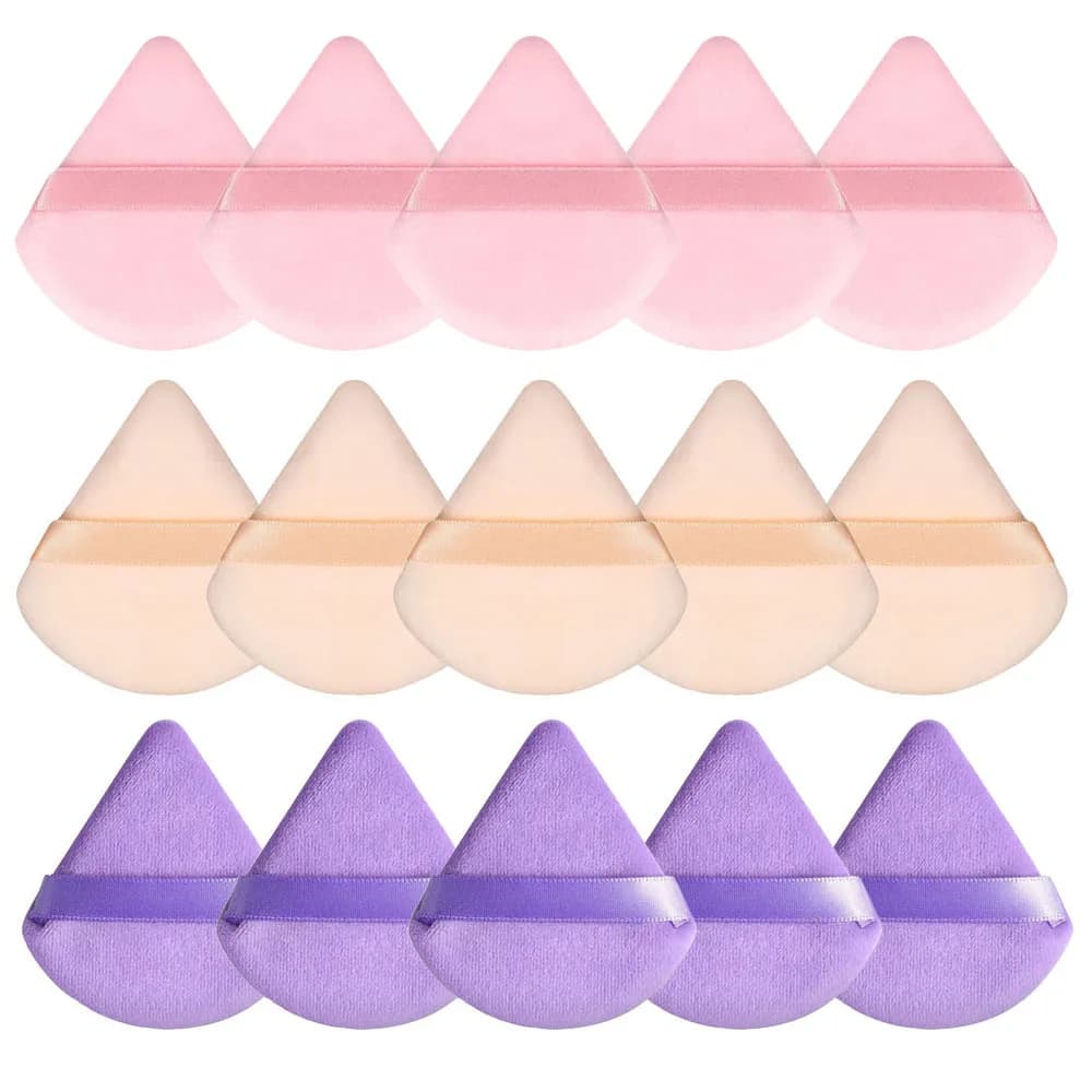10/15 pieces Set of cosmetic sponges for make-up foundation woman dust blow tools for make-up mixer for cheap Korean make-up